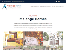 Tablet Screenshot of melangehomes.com